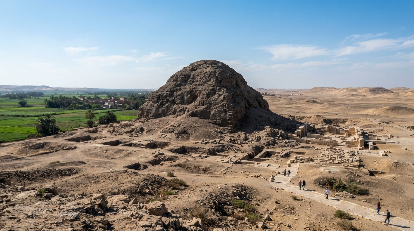Hawara Pyramid, Egypt