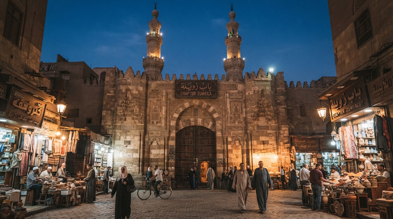 Bab Zuweila, Cairo . banner