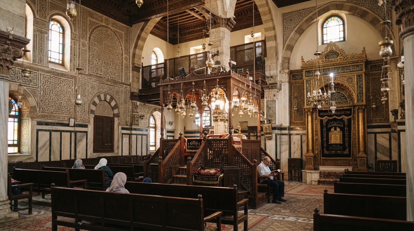 Ben Ezra Synagogue, Cairo . banner