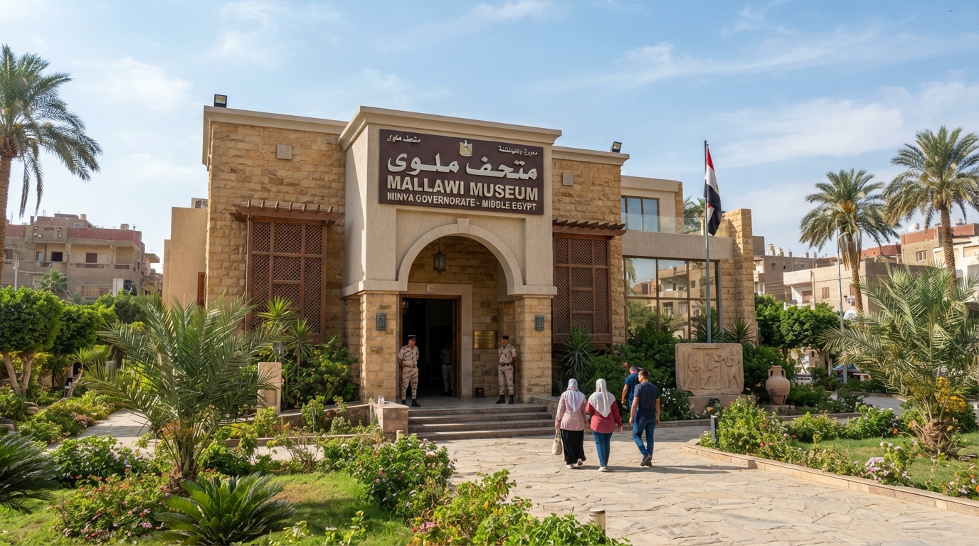 Mallawi Museum, Egypt . banner
