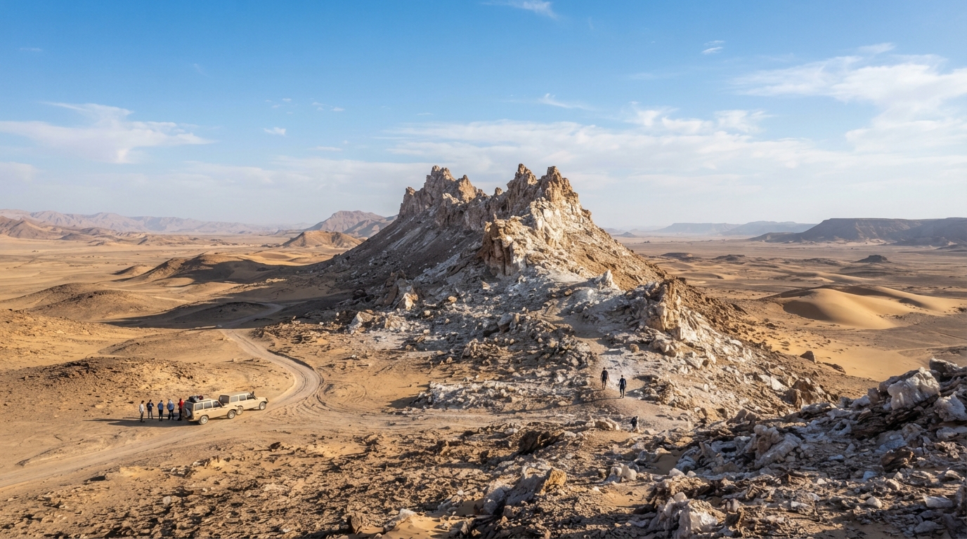 Crystal Mountain, Egypt . banner
