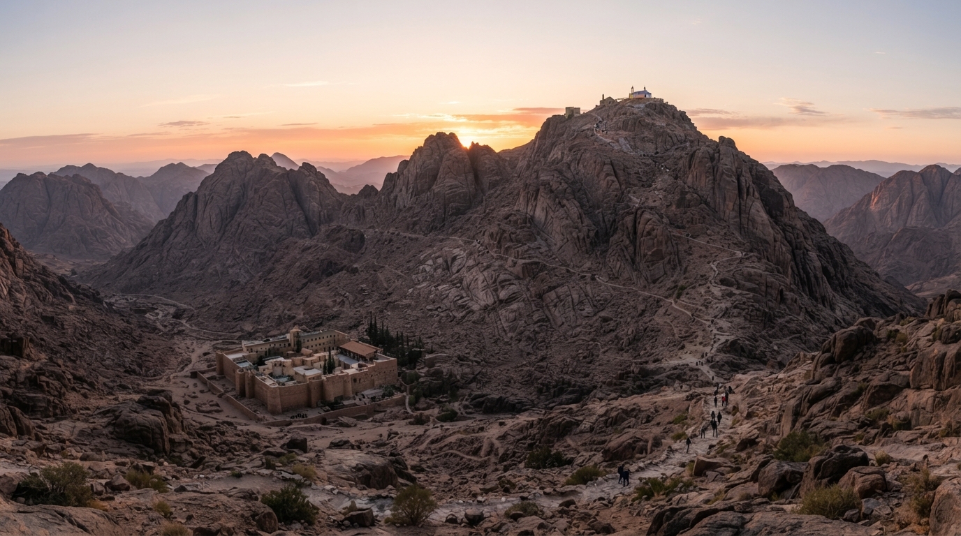 Mount Sinai, Egypt . banner