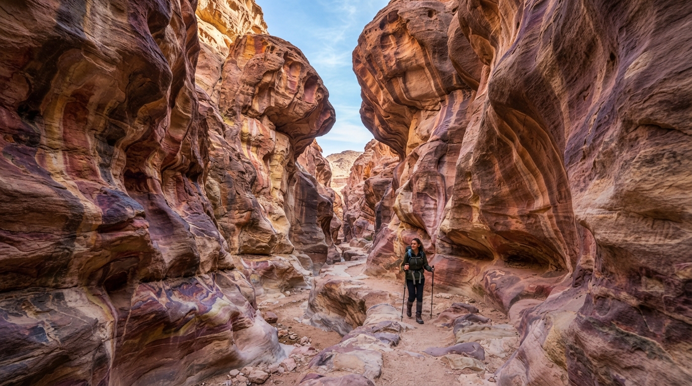 Colored Canyon Sina . banner