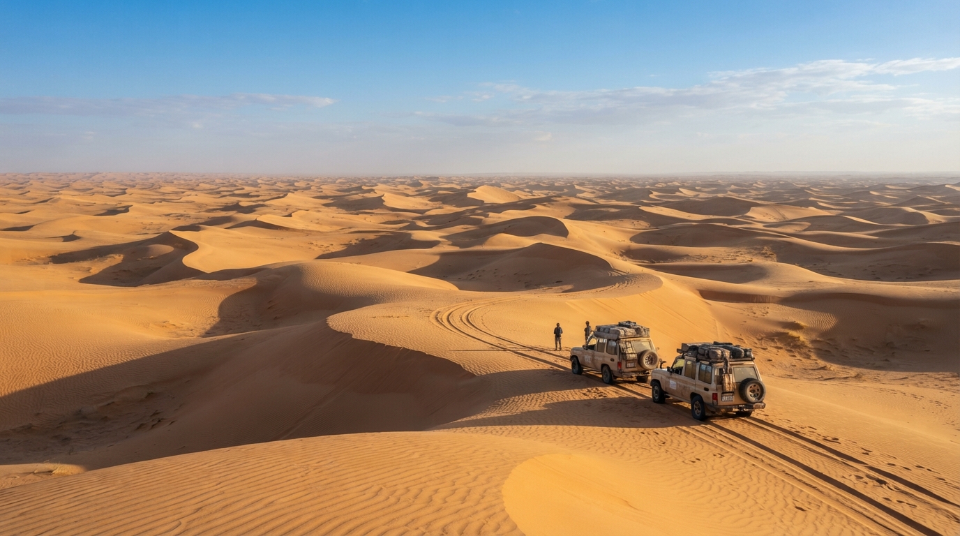 Great Sand Sea Egypt . banner