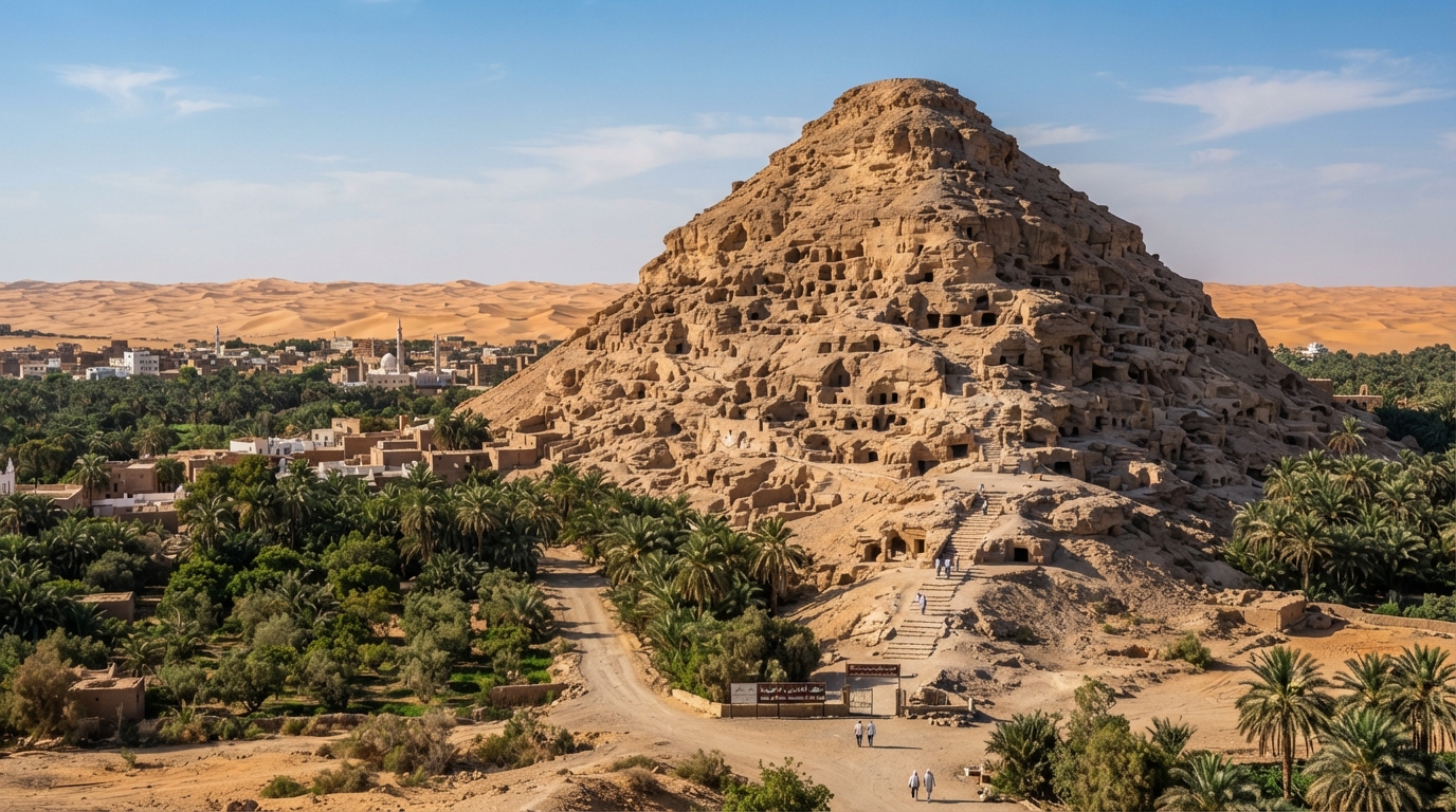 Mountain of the Dead Siwa . banner