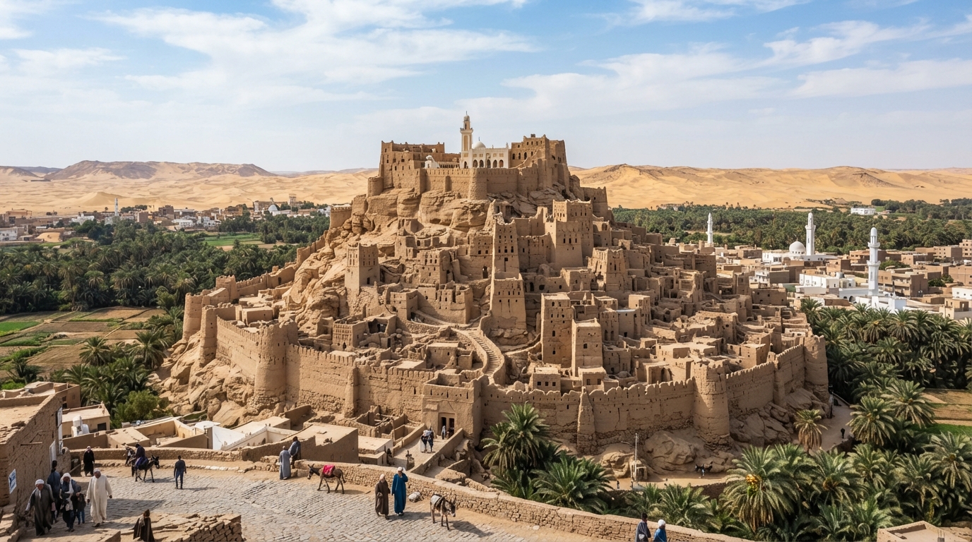 Shali Fortress Siwa Oasis . banner