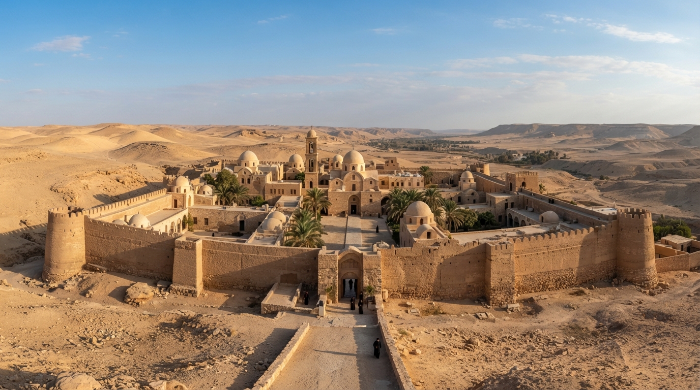 Wadi El Natrun Monasteries . banner
