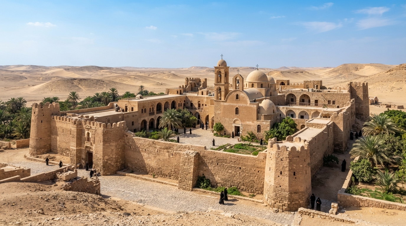 Monastery of the Syrians . banner