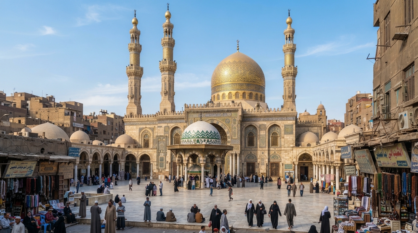 Sayyida Zaynab Mosque Cairo . banner