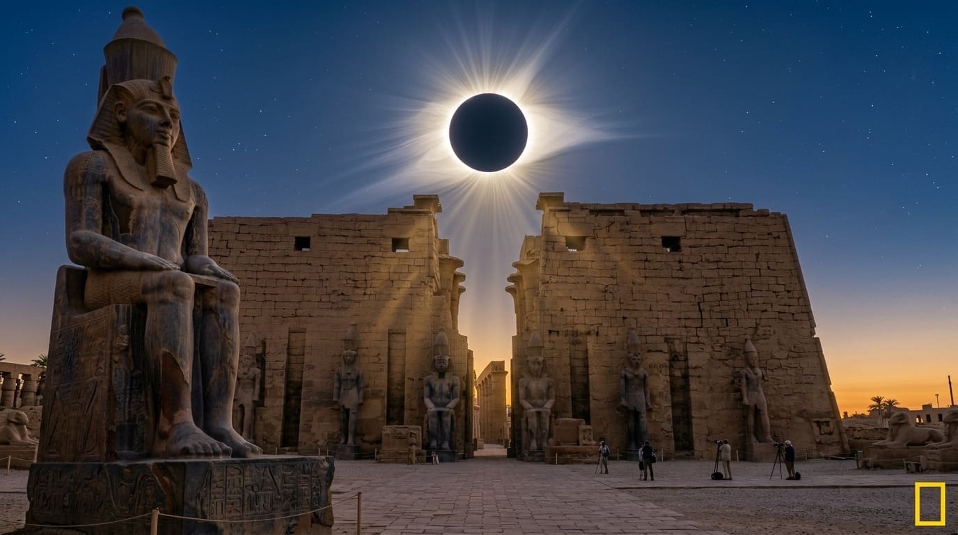 Tour dell’Eclissi Solare Totale a Luxor da Hurghada | 2 Agosto 2027