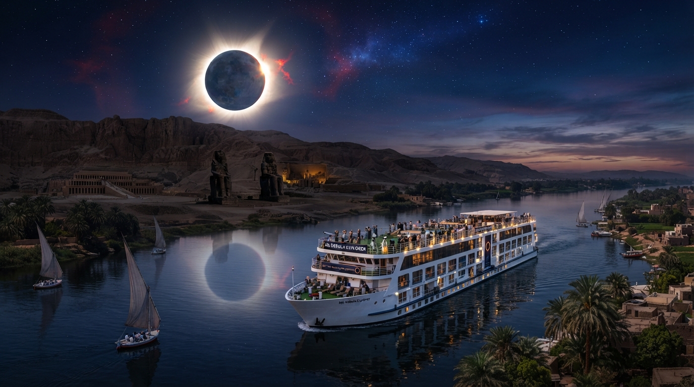 Itinerari Selezionati in Crociera sul Nilo e Spedizioni per l’Eclissi Solare Totale 2027