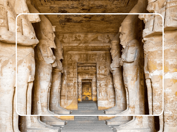 Visita al grande tempio di Ramses II.