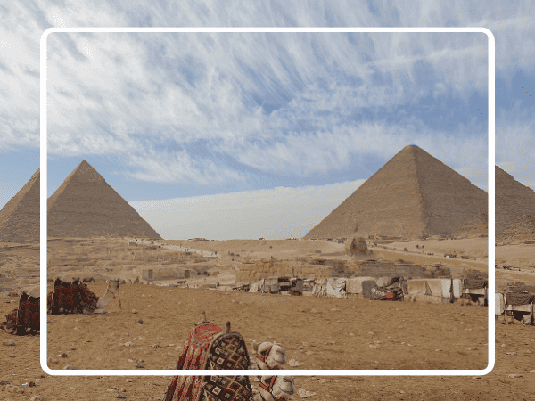 Pyramids of Giza, Panoramic View.