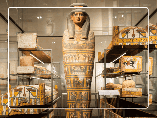 Il tour del museo egizio al Cairo