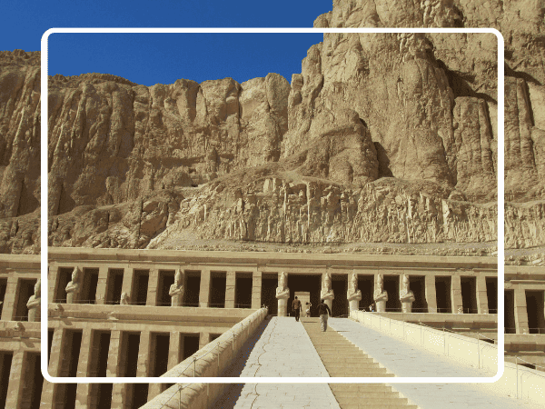 Visita al tempio della regina Hatshepsut