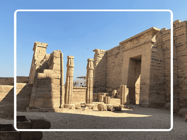 The Ramesseum temple visit.