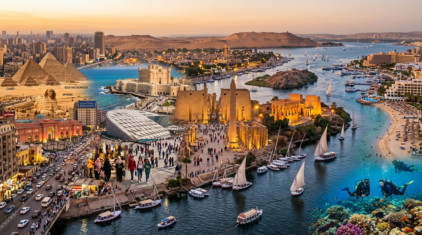 Private departure transfer to Cairo International Airport