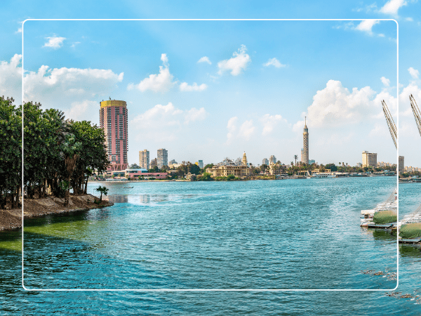 Felucca ride in the Nile river.